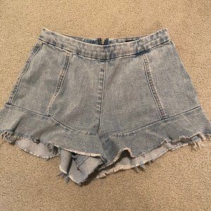 Denim shorts